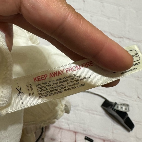 FREE PEOPLE Feelin' Fancy Romper Feminine Ethereal Ruffles Ivory Medium NWT - Picture 8 of 16